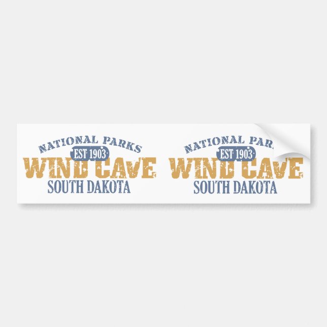 Wind Cave National Park Bumper Sticker (Front)