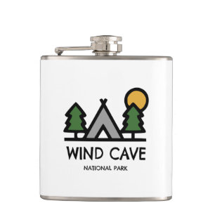 Wind Cave National Park Hip Flask