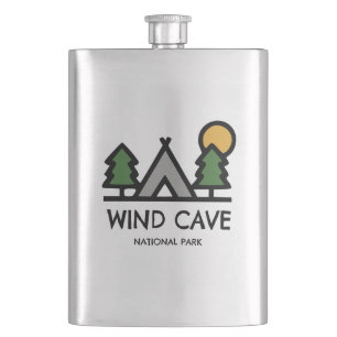 Wind Cave National Park Hip Flask