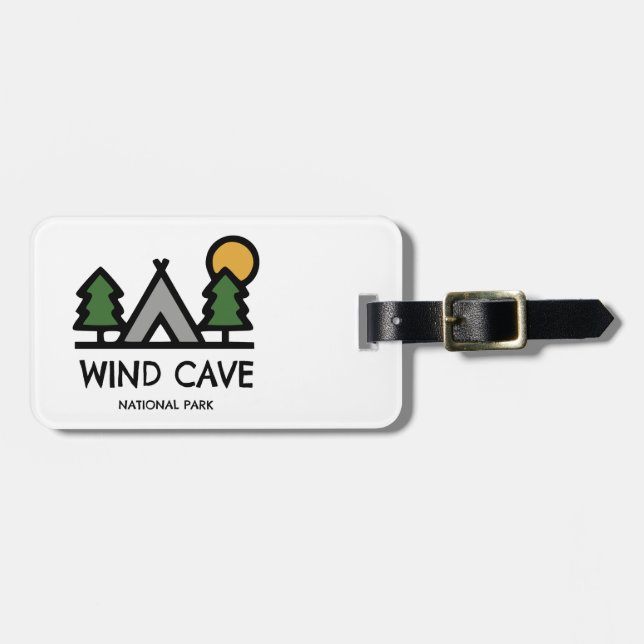 Wind Cave National Park Luggage Tag (Front Horizontal)