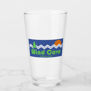 Wind Cave National Park Retro Glass