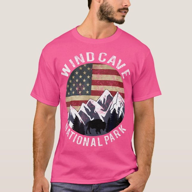 Wind Cave National Park Shirt Camping South Dakota (Front)