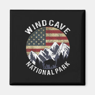 Wind Cave National Park Shirt Camping South Dakota Magnet