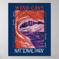 Wind Cave National Park South Dakota Distressed 