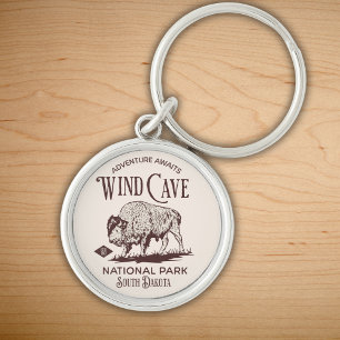 Wind Cave National Park South Dakota Est. 1,903 Key Ring