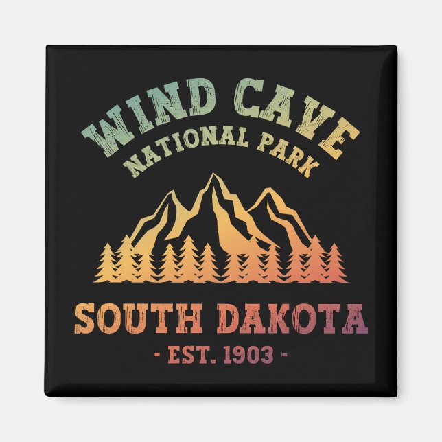 Wind Cave National Park South Dakota Magnet (Front)