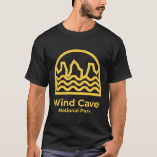 Wind Cave National Park South Dakota Minimalist Re T-Shirt