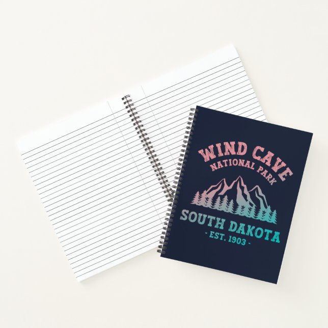 Wind Cave National Park South Dakota Notebook (Inside)