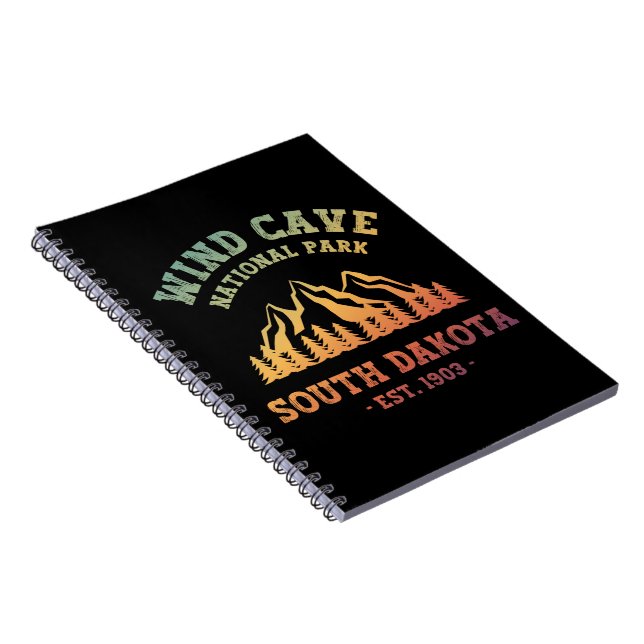 Wind Cave National Park South Dakota Notebook (Right Side)