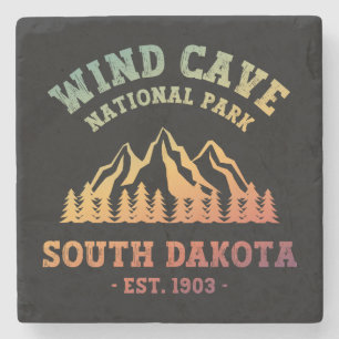 Wind Cave National Park South Dakota Stone Coaster