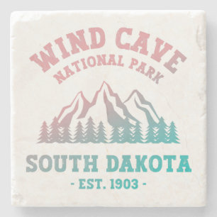 Wind Cave National Park South Dakota Stone Coaster