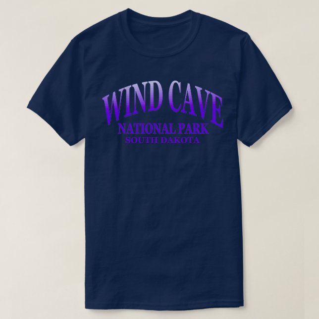 Wind Cave National Park South Dakota T-Shirt (Design Front)