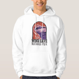 Wind Cave National Park South Dakota Vintage Hoodie
