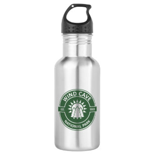 Wind Cave National Park Sun Trees 532 Ml Water Bottle