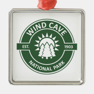 Wind Cave National Park Sun Trees Metal Tree Decoration