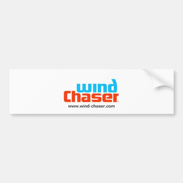 Wind Chaser Land Sailing Bumper Sticker (Front)