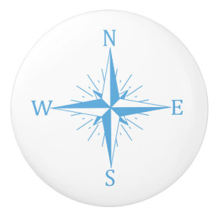 Wind compass ceramic knob