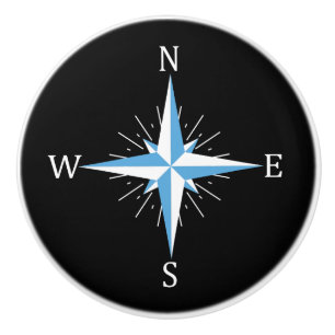 Wind compass ceramic knob