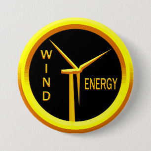Wind Energy 7.5 Cm Round Badge