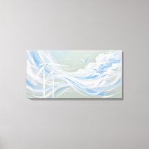 Wind Energy Abstract Art | Contemporary Ribbon Art