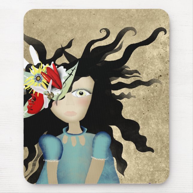 Wind fairy mythological magical ethereal mousepad (Front)