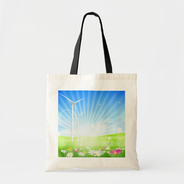 Wind Farm Tote Bag (Front)