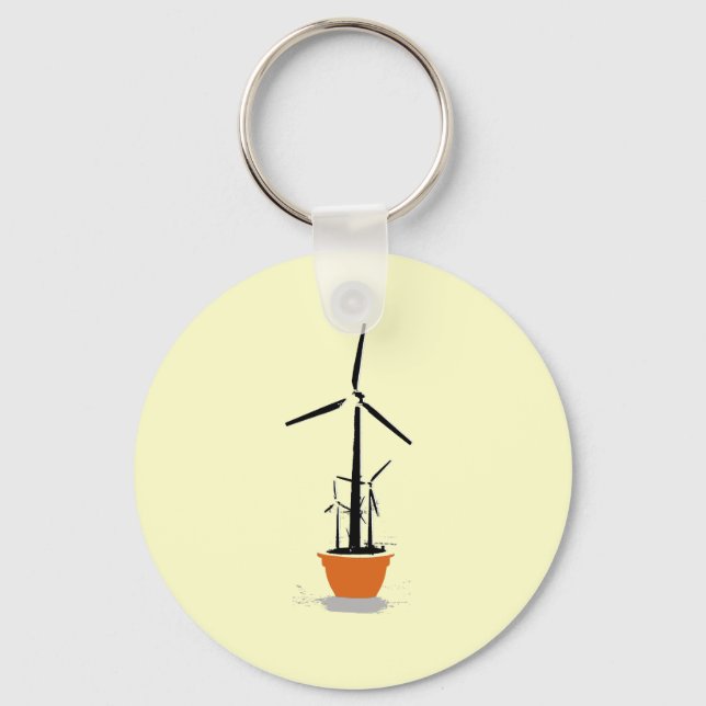 Wind Flower Key Ring (Front)