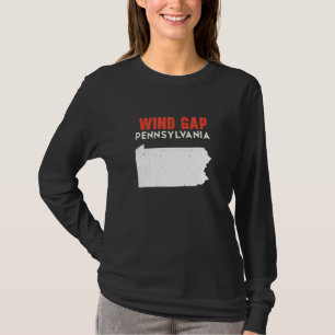 Wind Gap Pennsylvania USA State America Travel T-Shirt