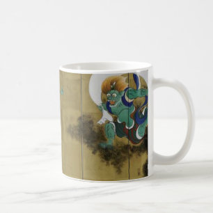 Wind God and Thunder God Japanese byobu Coffee Mug