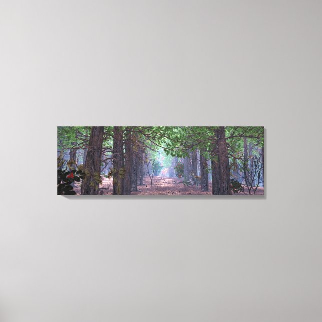 Wind in the Pines Canvas Print (Front)