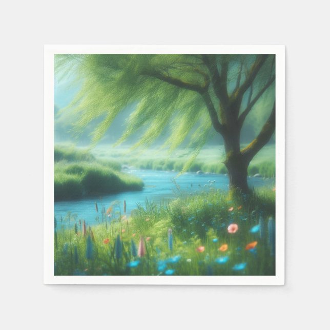 Wind in the Willow Napkin (Front)