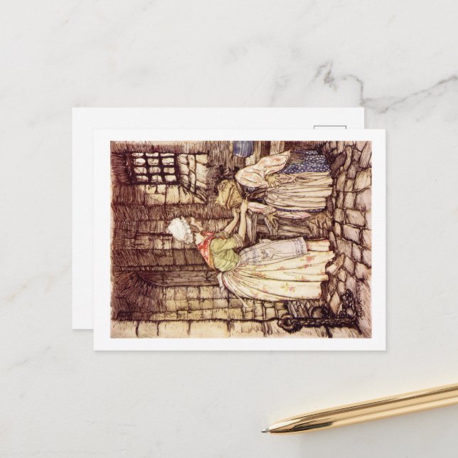 Wind in the Willows postcard (Front/Back In Situ)