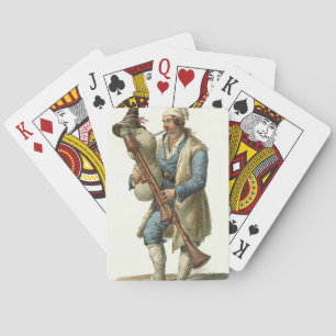 Wind Instrument 1850 Playing Cards