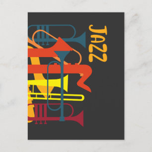 Wind Instrument Jazz Musician Trumpet Music Lover Postcard