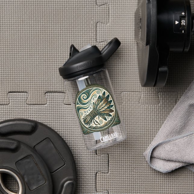 Wind Keeper Stickers Water Bottle (Gym (Rotated))
