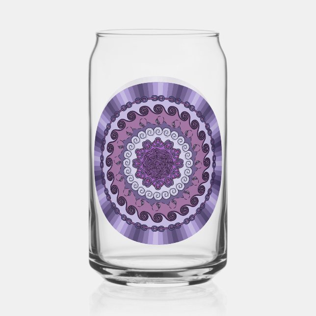Wind Mandala Can Glass (Front)