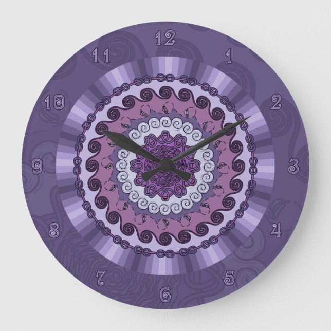 Wind Mandala Clock (Front)