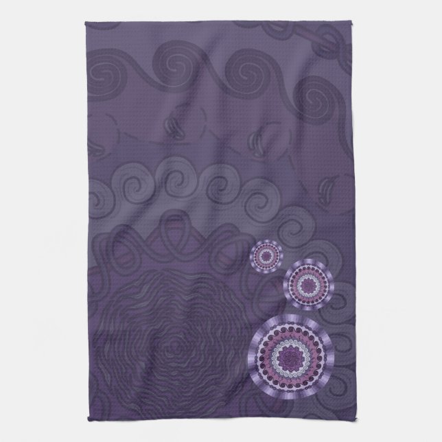 Wind Mandala Hand Towel (Vertical)