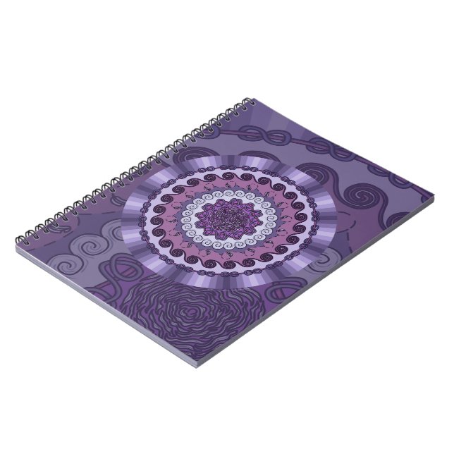 Wind Mandala Notebook (Left Side)