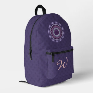 Wind Mandala Printed Backpack