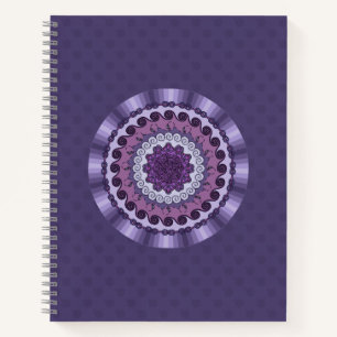 Wind Mandala Spiral Notebook