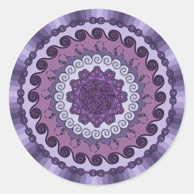 Wind Mandala Sticker (Front)