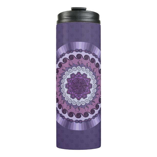 Wind Mandala Thermal Tumbler (Front)