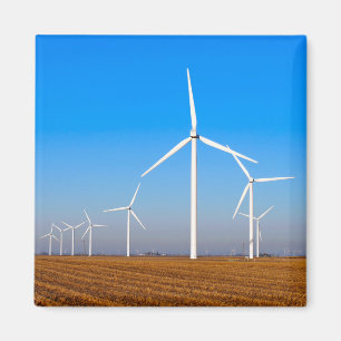 Wind Mill Landscape Magnet