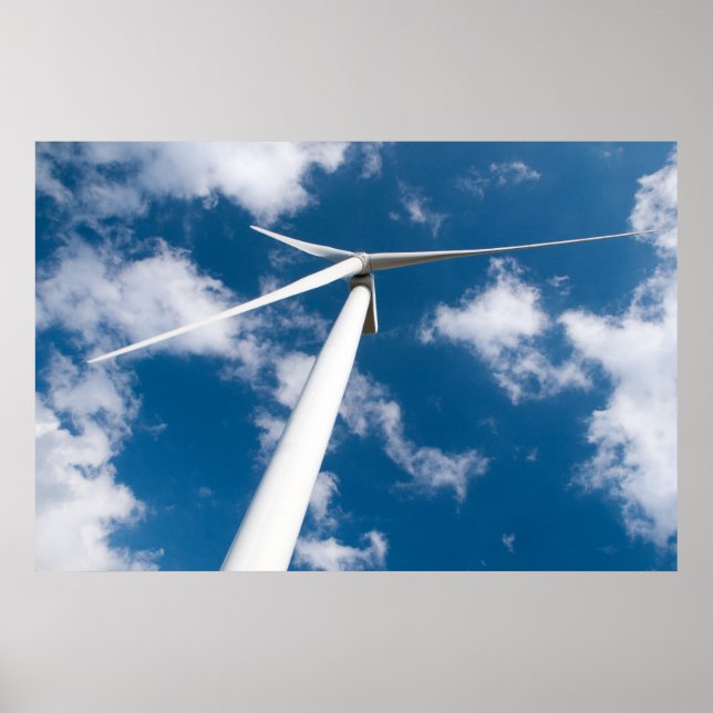 Wind mill power generator poster (Front)