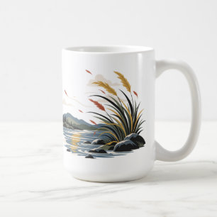Wind Over Water Modern Nature Mug