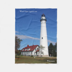 Wind Point Lighthouse blanket
