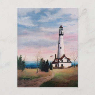 Wind Point Lighthouse Postcard