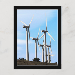 Wind Power - Alternative Energy Postcard