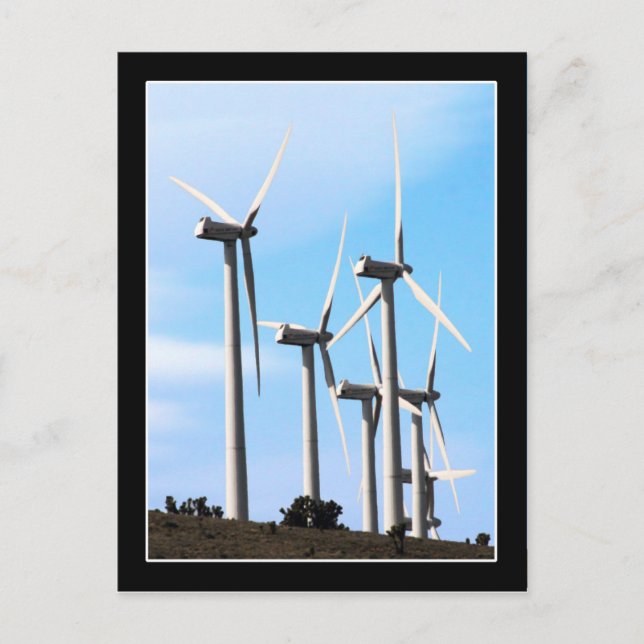 Wind Power - Alternative Energy Postcard (Front)